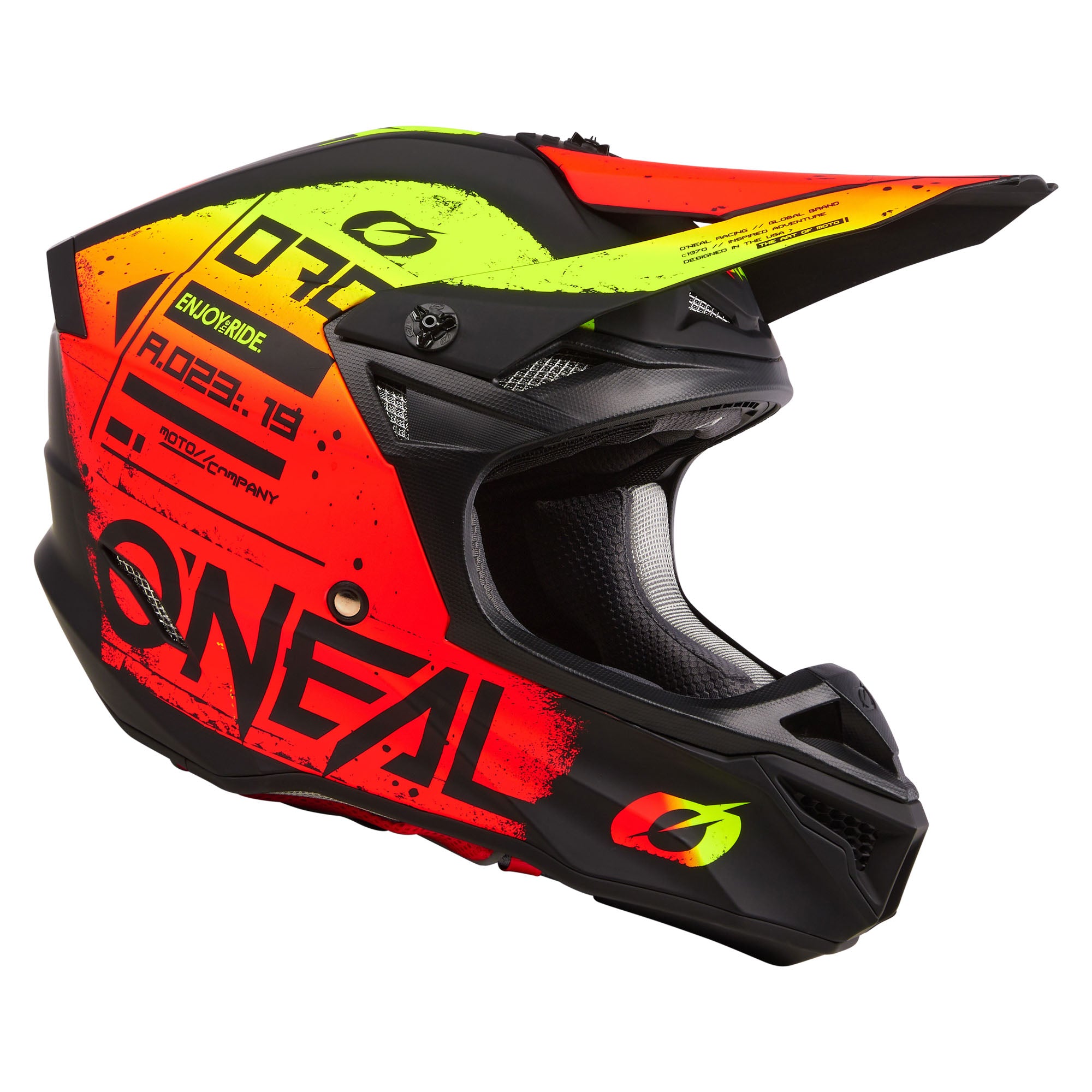 5 SRS Scarz Helmet Black/Red