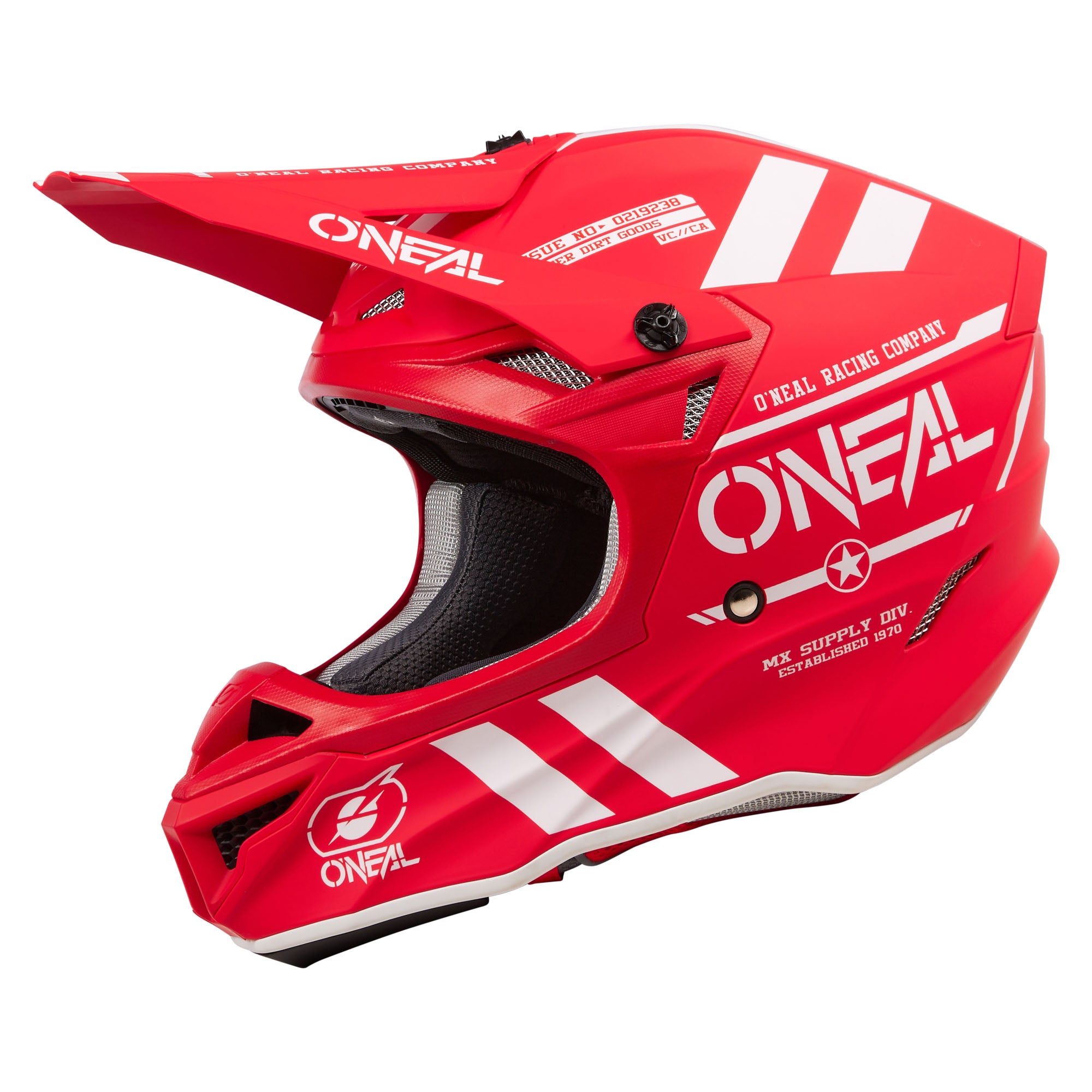 5 SRS Warhawk Helmet Red