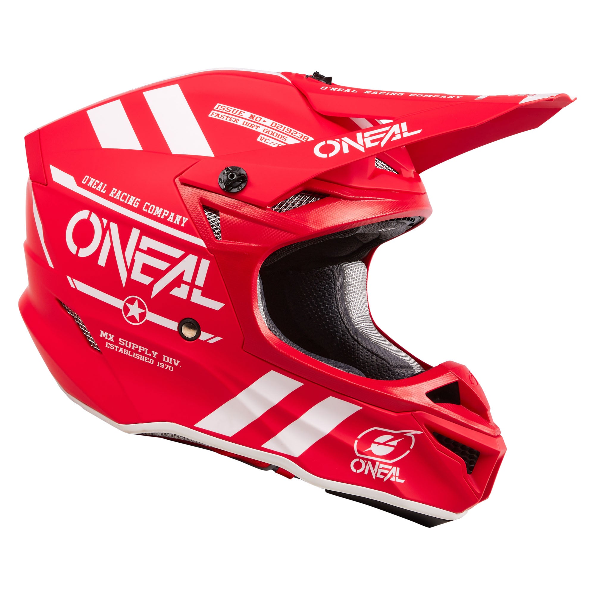 5 SRS Warhawk Helmet Red
