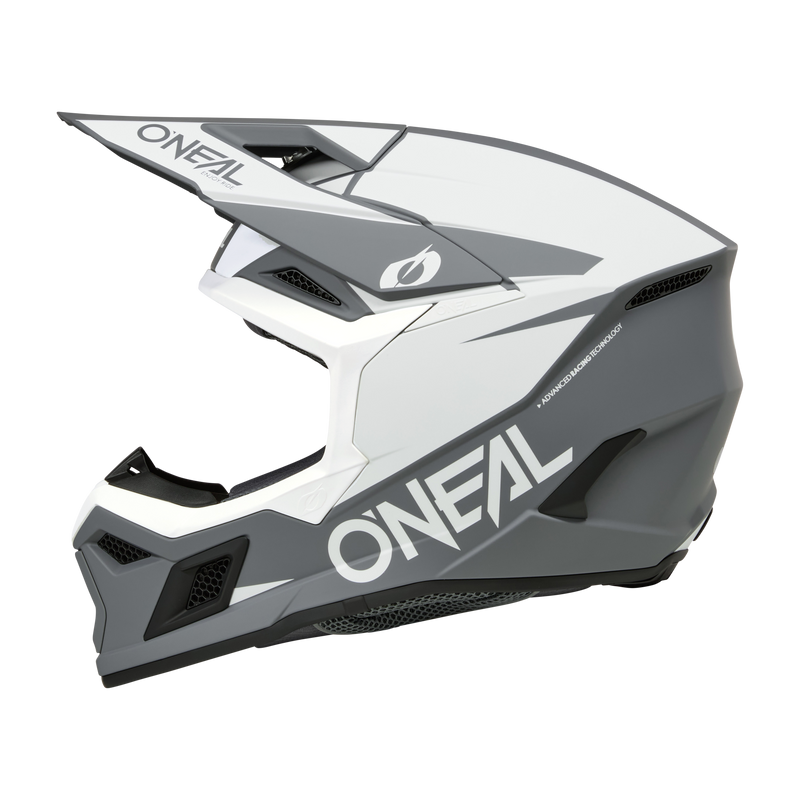 3 SRS Helmet Solid White/Black – ONEAL USA