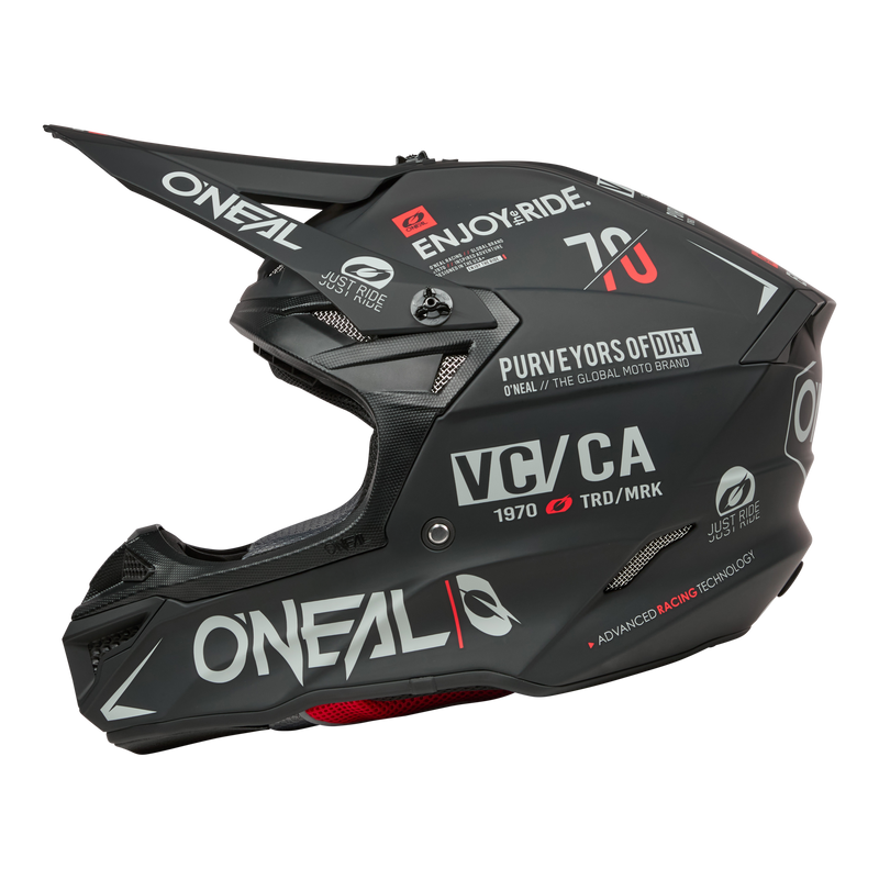 5 SRS Brand Helmet Black/Gray – ONEAL USA 5 SRS Brand Helmet Black/Gray – ONEAL USA