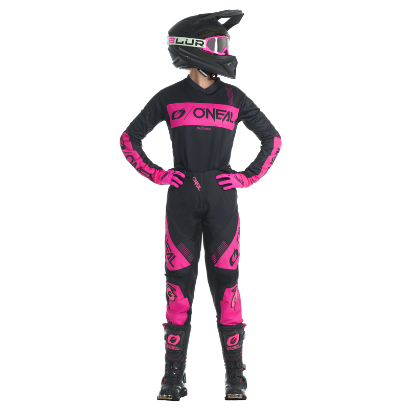 O'NEAL Women's Element Racewear Jersey Black/Pink – ONEAL USA