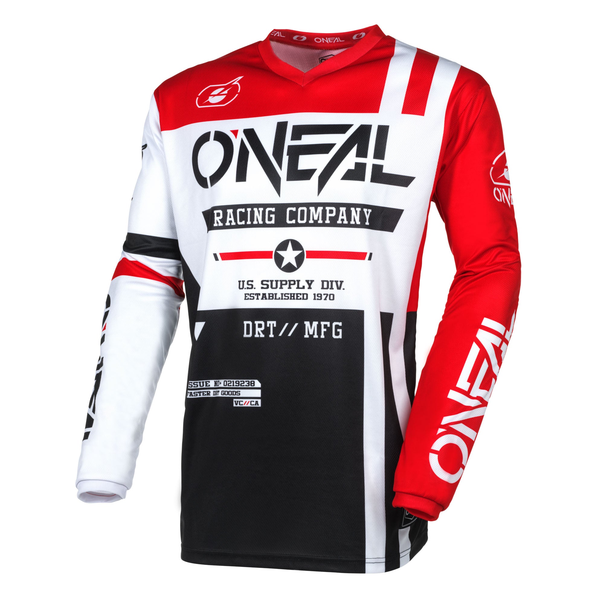 O'NEAL Element Warhawk Jersey Black/White/Red