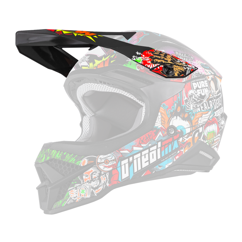 Dirt bike helmet visor top replacement