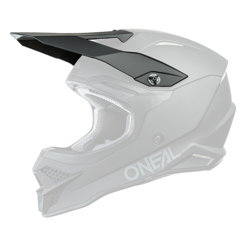Replacement SRS Flat Black Helmet Visor - Main Image