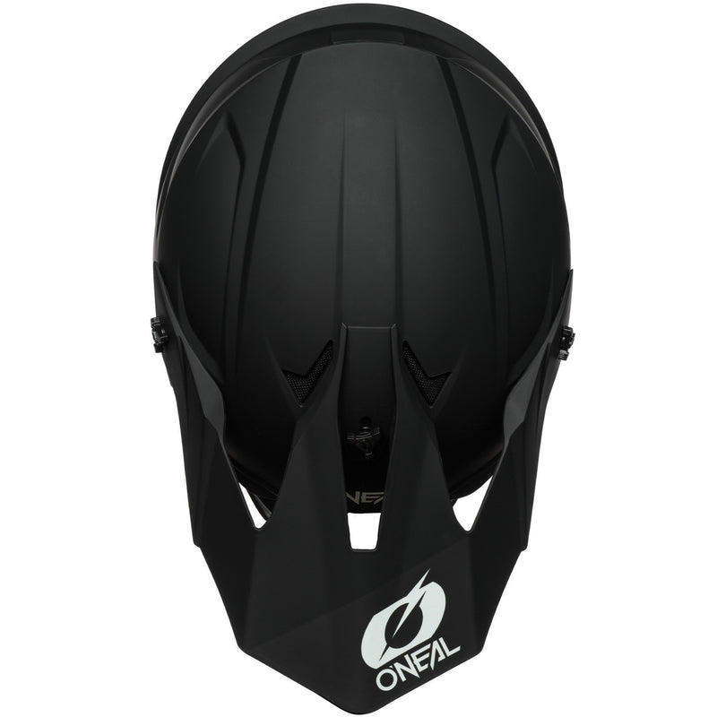 all black dirt bike helmet 1 SRS Solid Helmet Black – ONEAL USA