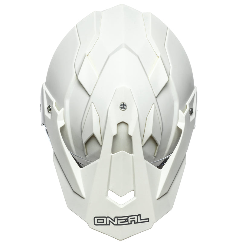 flat white motorcycle helmet Sierra II Helmet Flat White