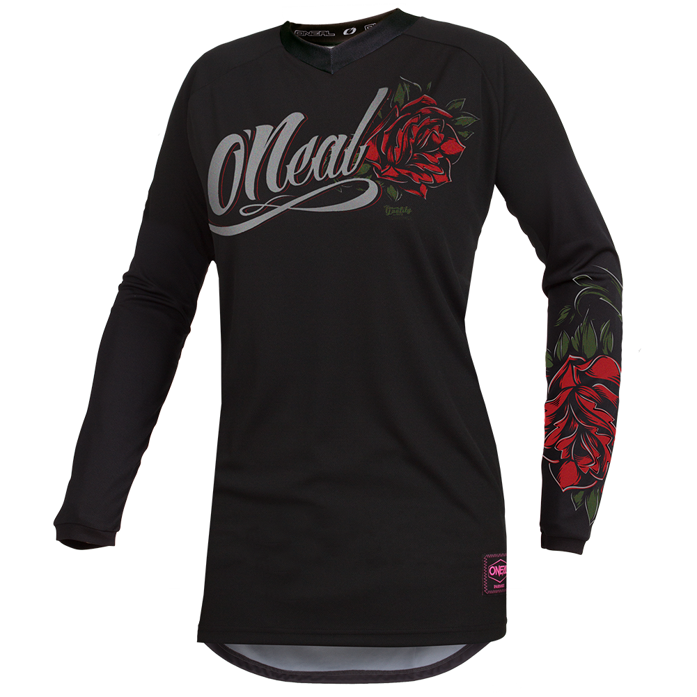 O'NEAL Women's Element Threat Jersey Black/Red