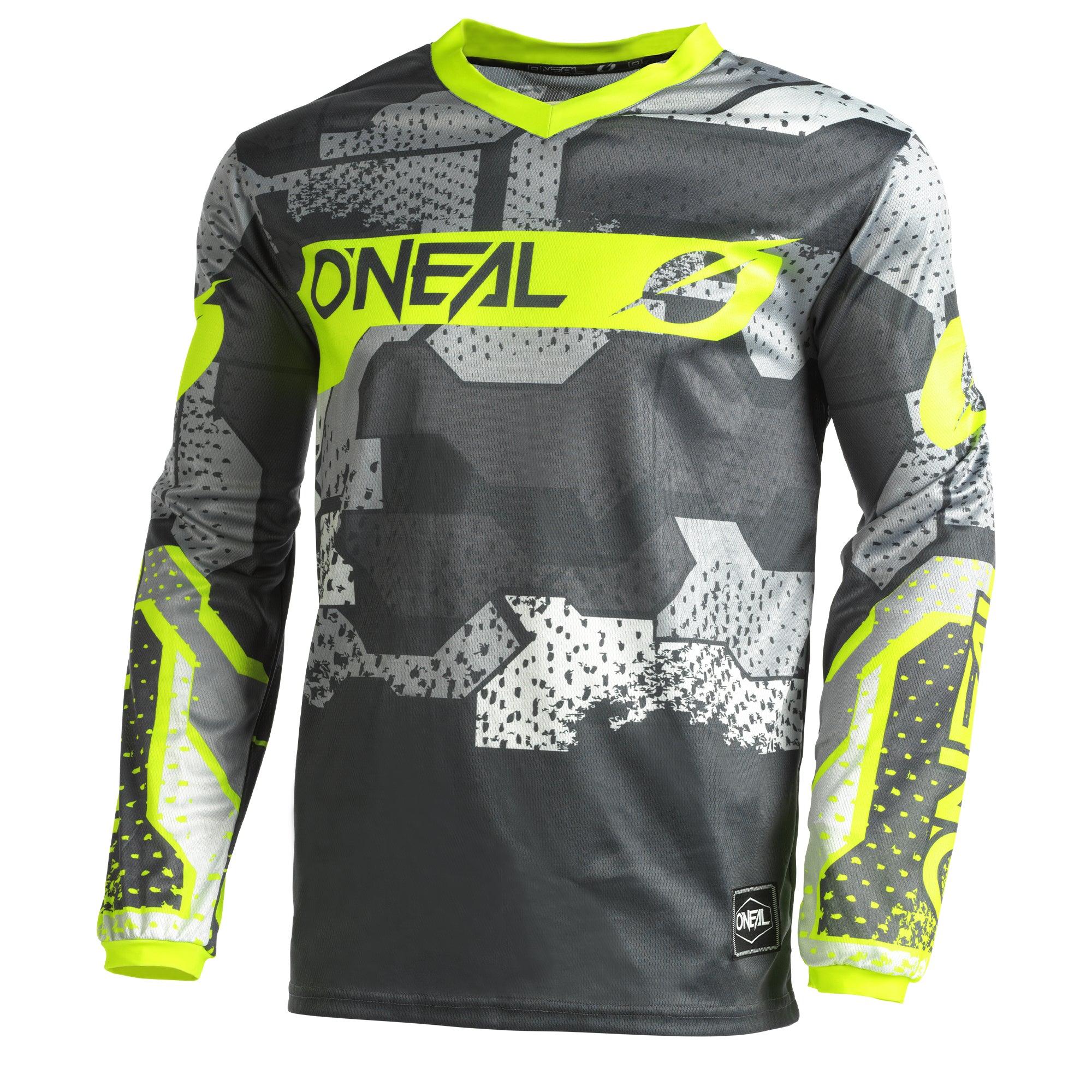 O'NEAL Element Camo Jersey Gray/Neon Yellow