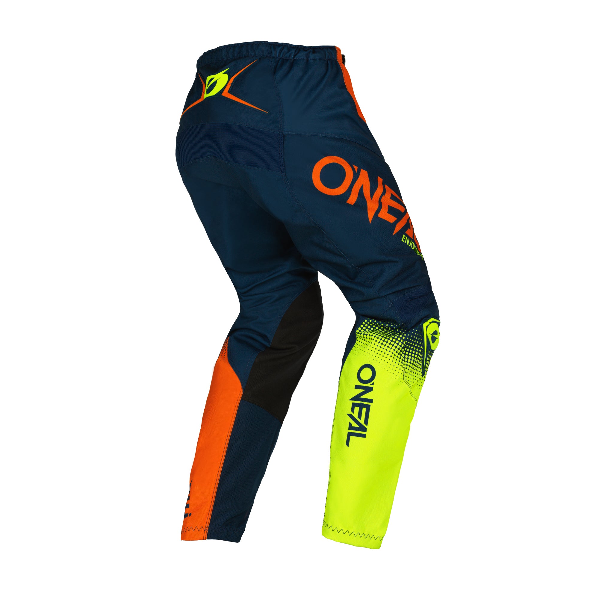 O'NEAL Element Racewear Pants Blue/Orange/Neon Yellow
