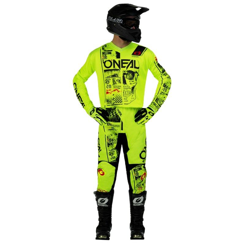 O'NEAL Youth Element Attack V.23 Pants Neon/Black