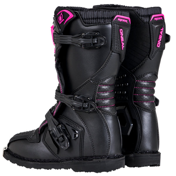 Youth Rider Boots Black/Pink
