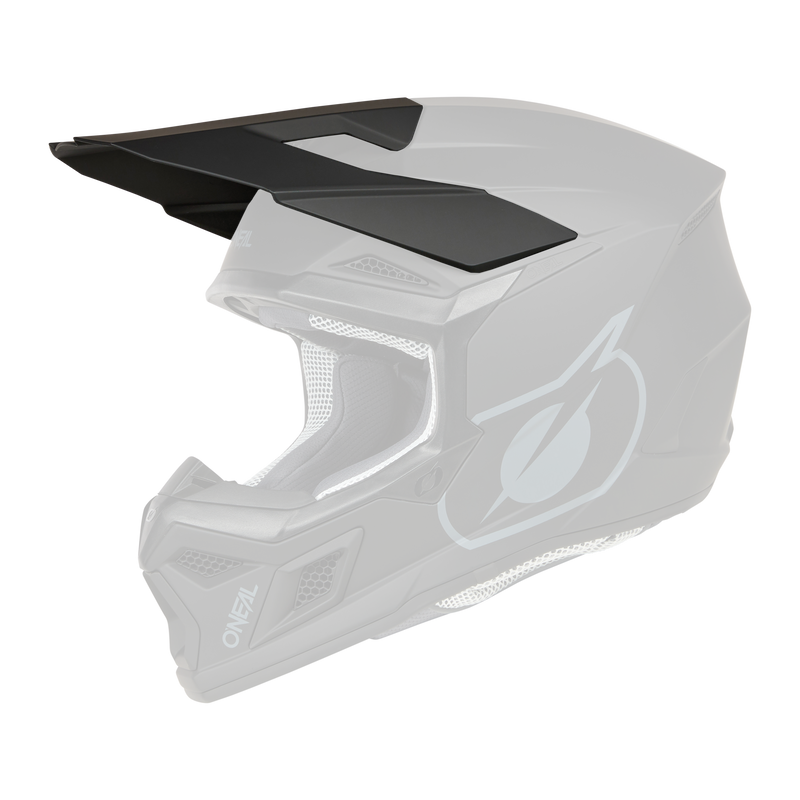 Replacement 3 SRS Solid Black Visor