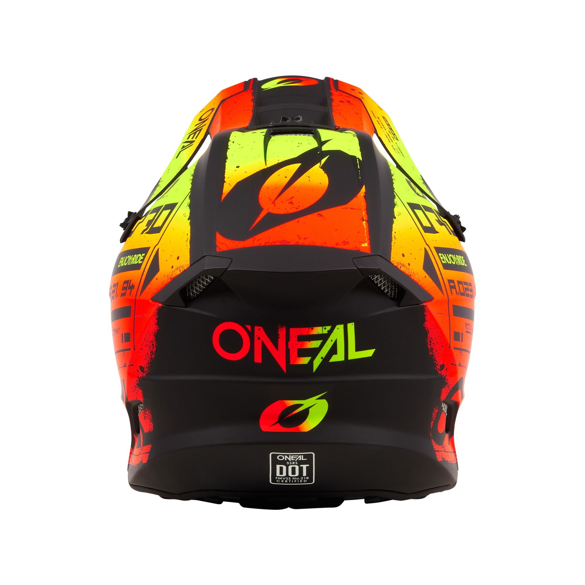 5 SRS Scarz Helmet Black/Red ONEAL USA