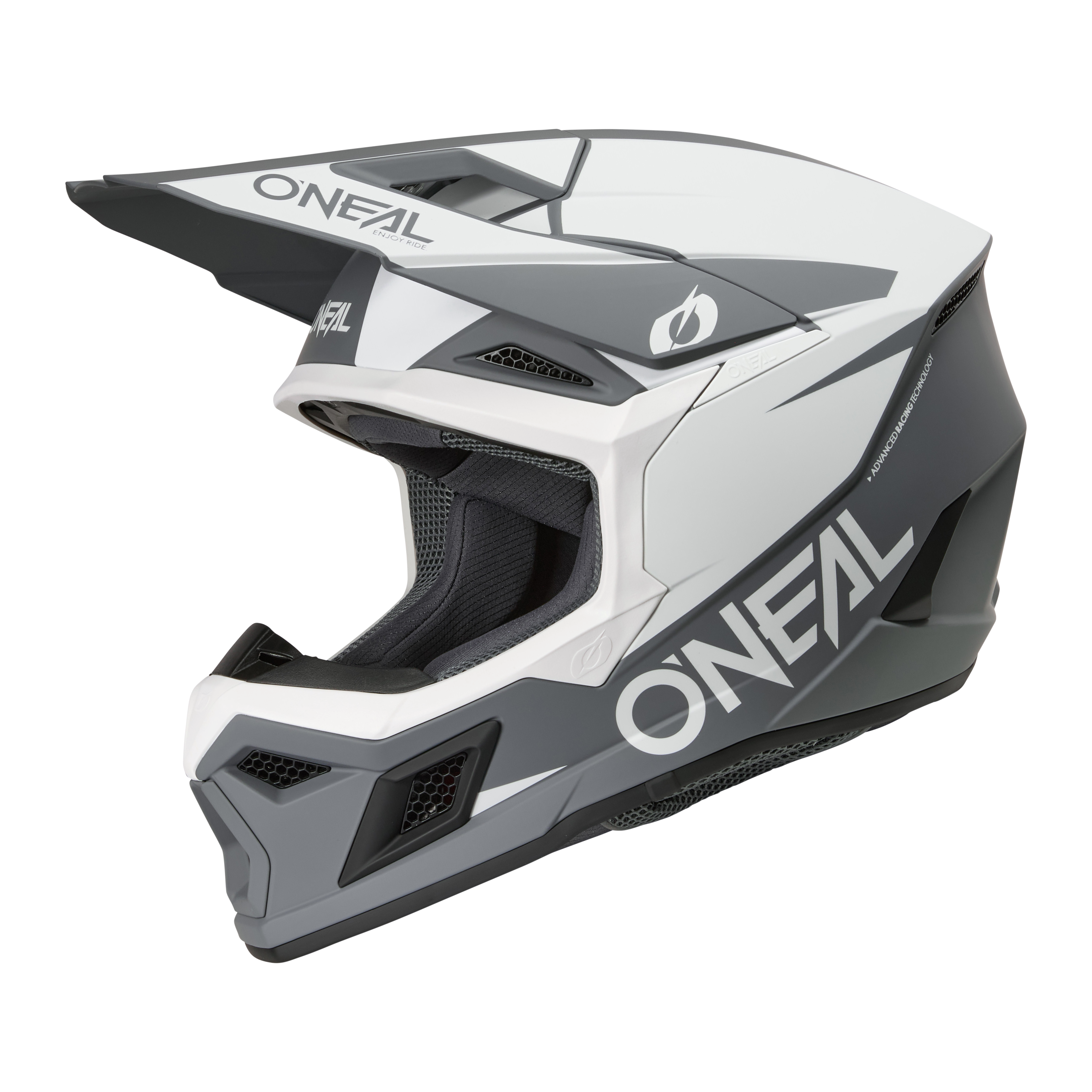3 SRS Helmet Solid White/Black