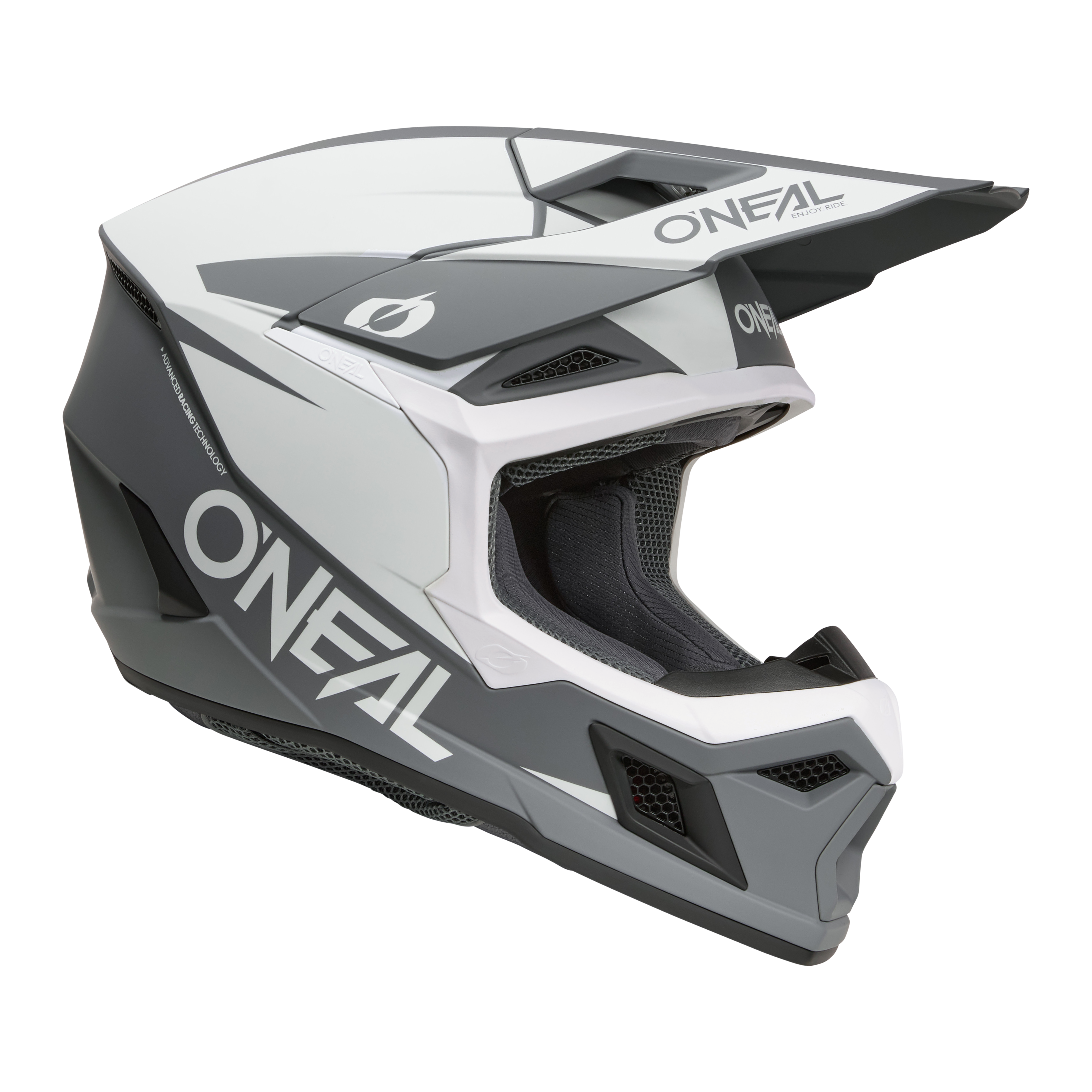 3 SRS Helmet Solid White/Black