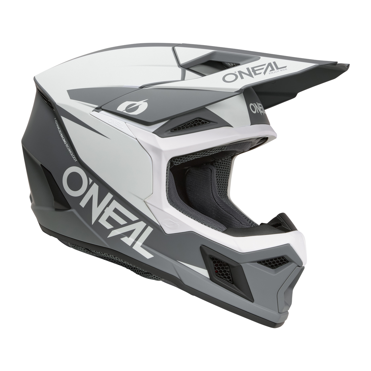 3 SRS Helmet Solid White/Black