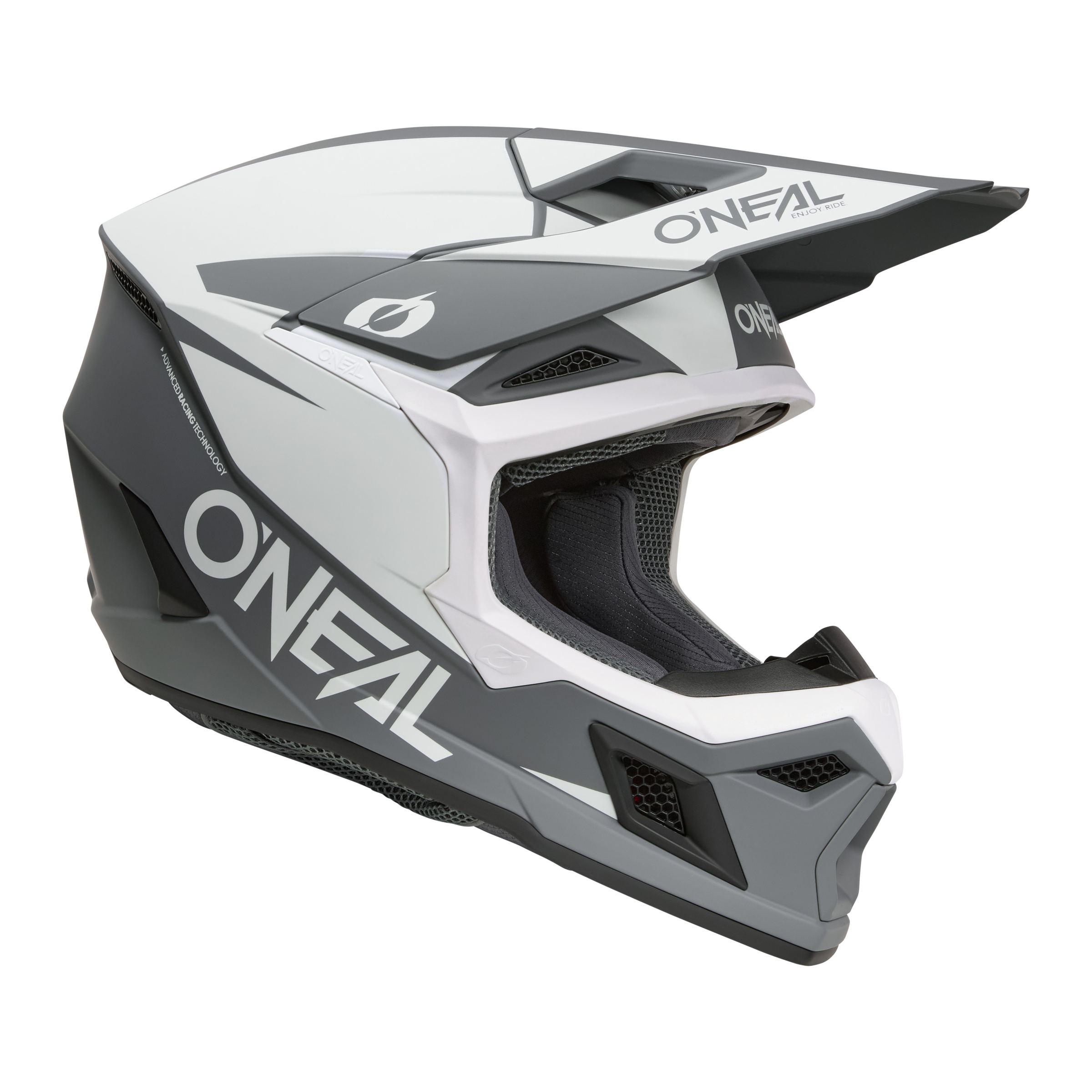 3 SRS Helmet Solid White/Black – ONEAL USA 3 SRS Helmet Solid White/Black – ONEAL USA