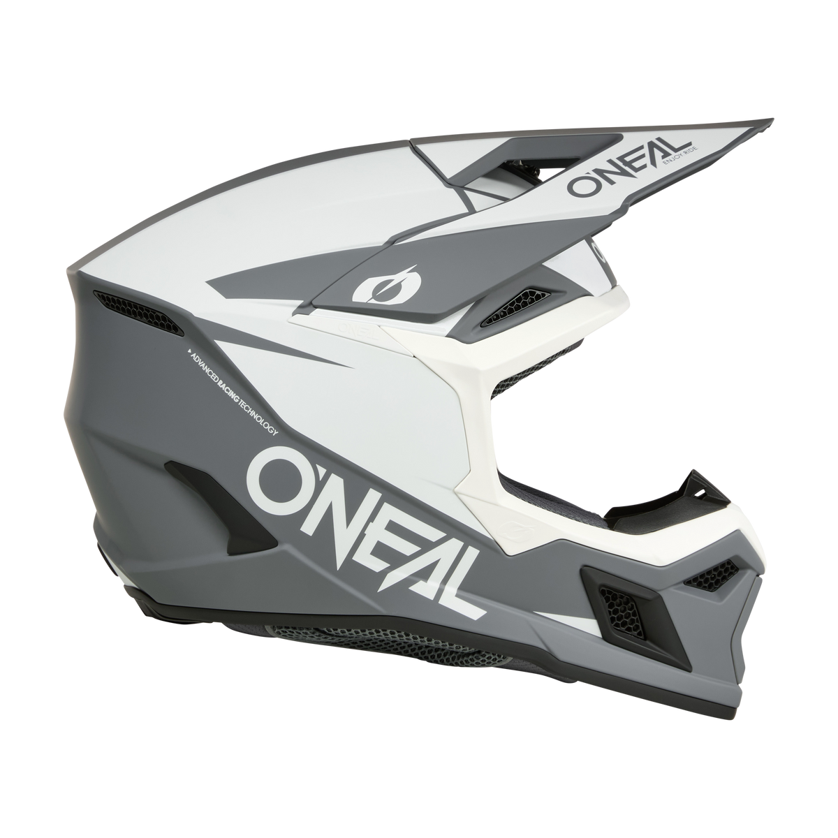 3 SRS Helmet Solid White/Black