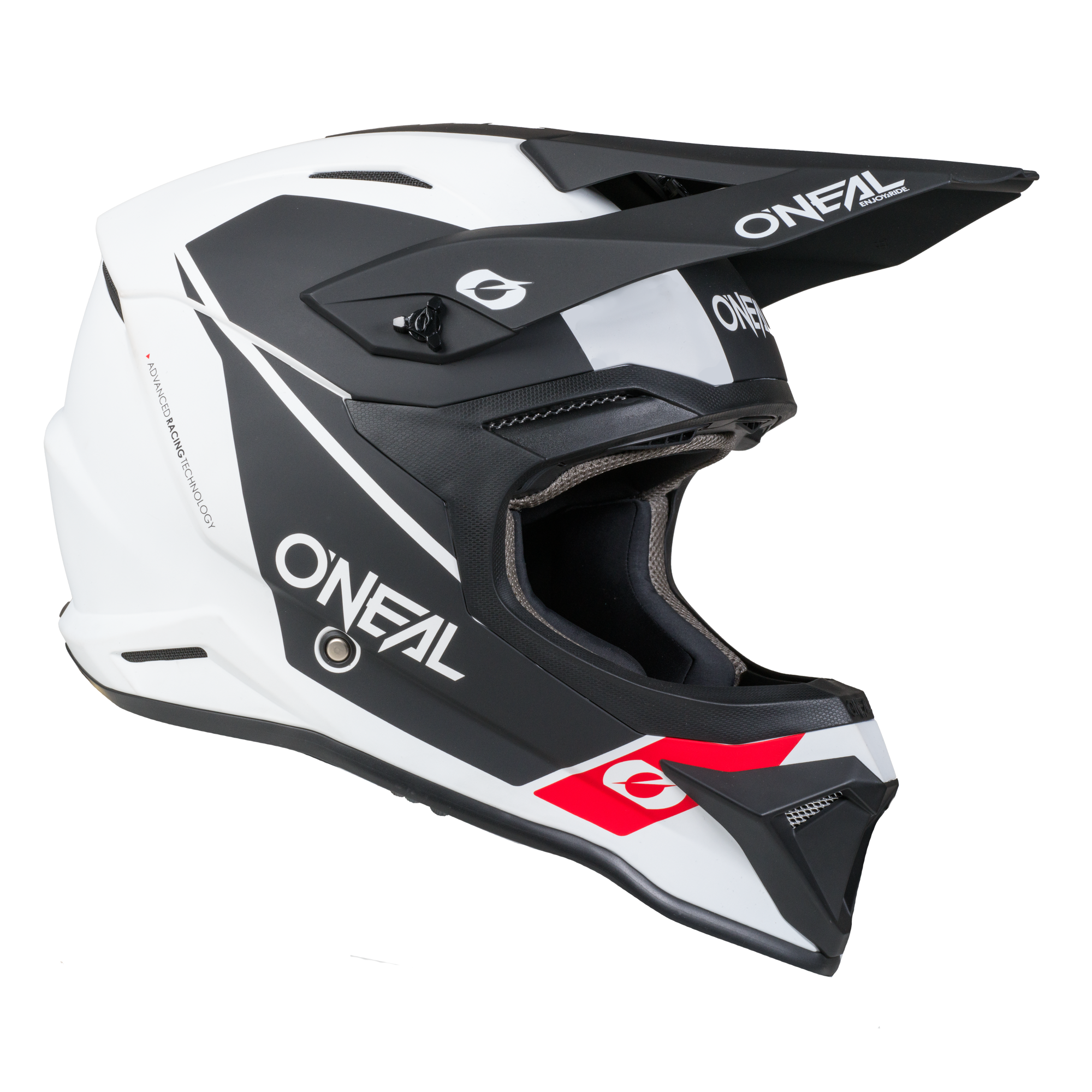 4 SRS Helmet Race White / Black