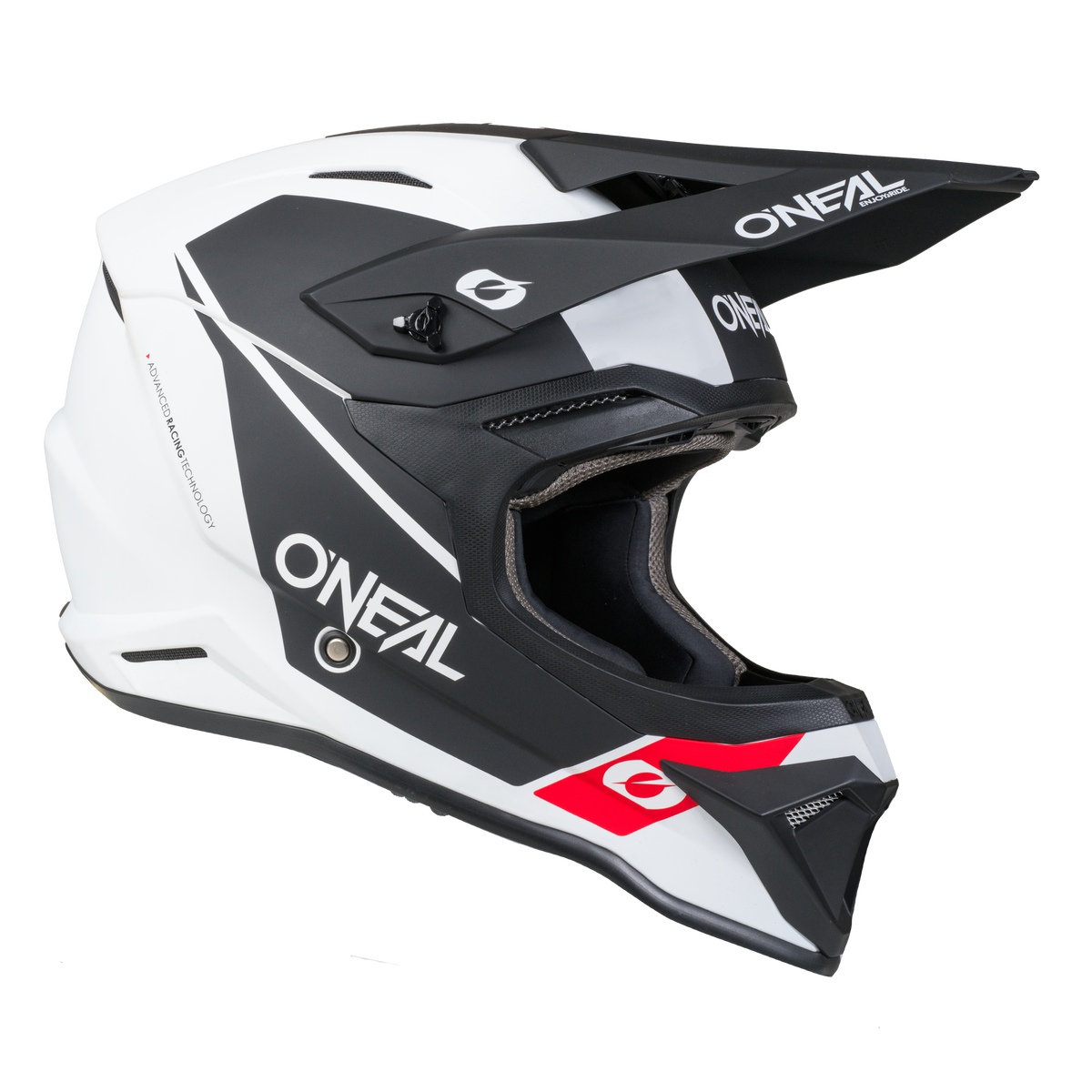 4 SRS Helmet Race White / Black