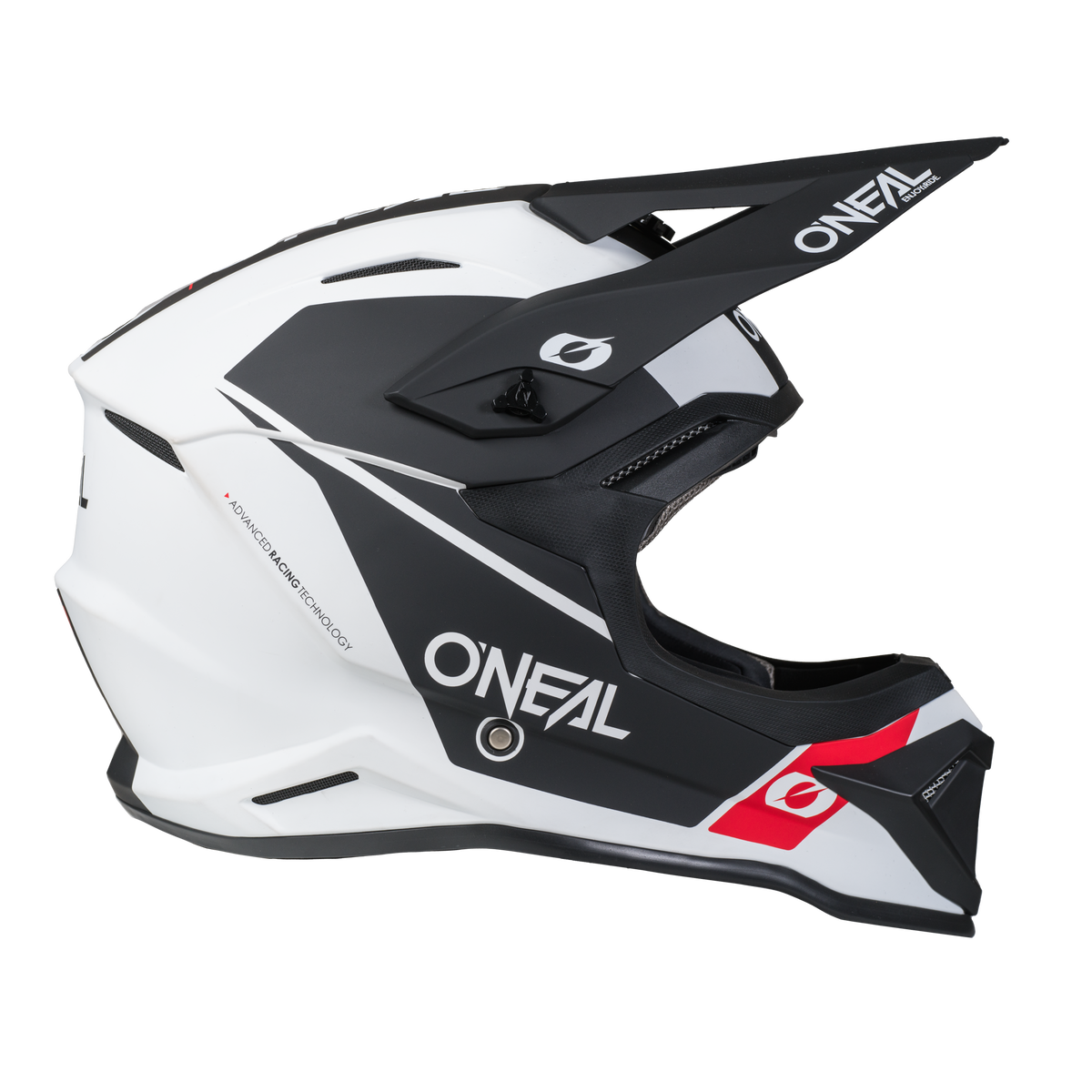 4 SRS Helmet Race White / Black