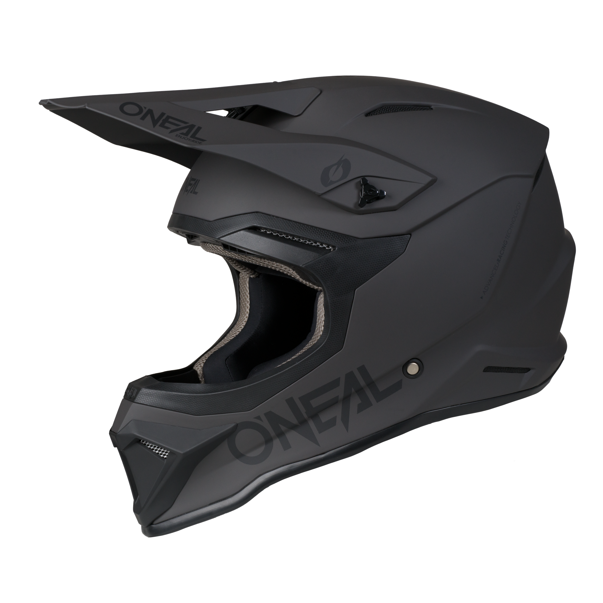 4 SRS Helmet Solid Gray / Black
