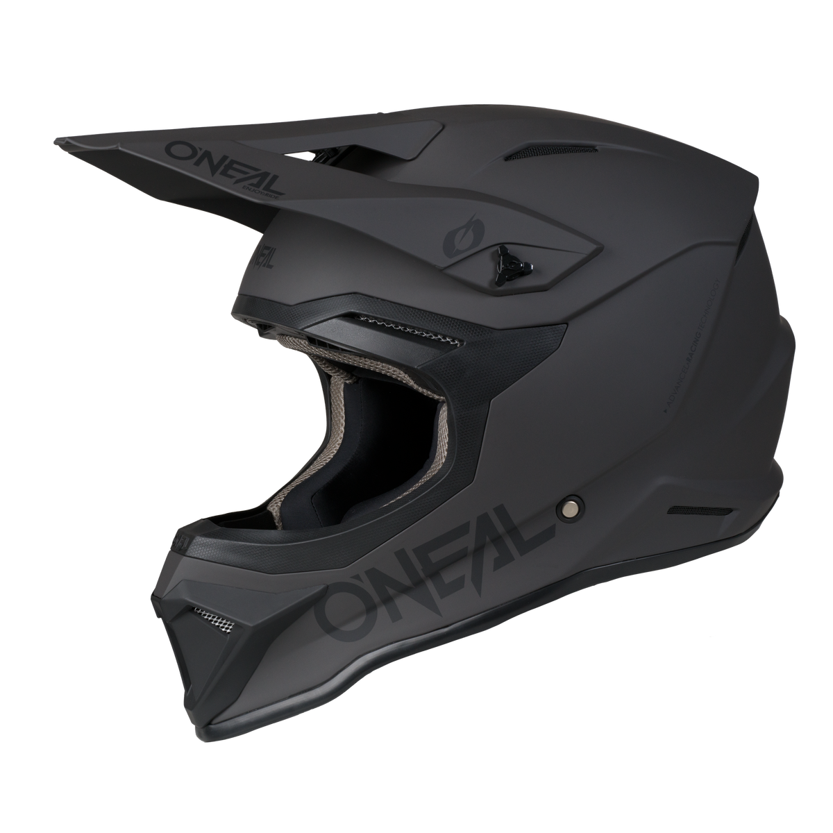 4 SRS Helmet Solid Gray / Black