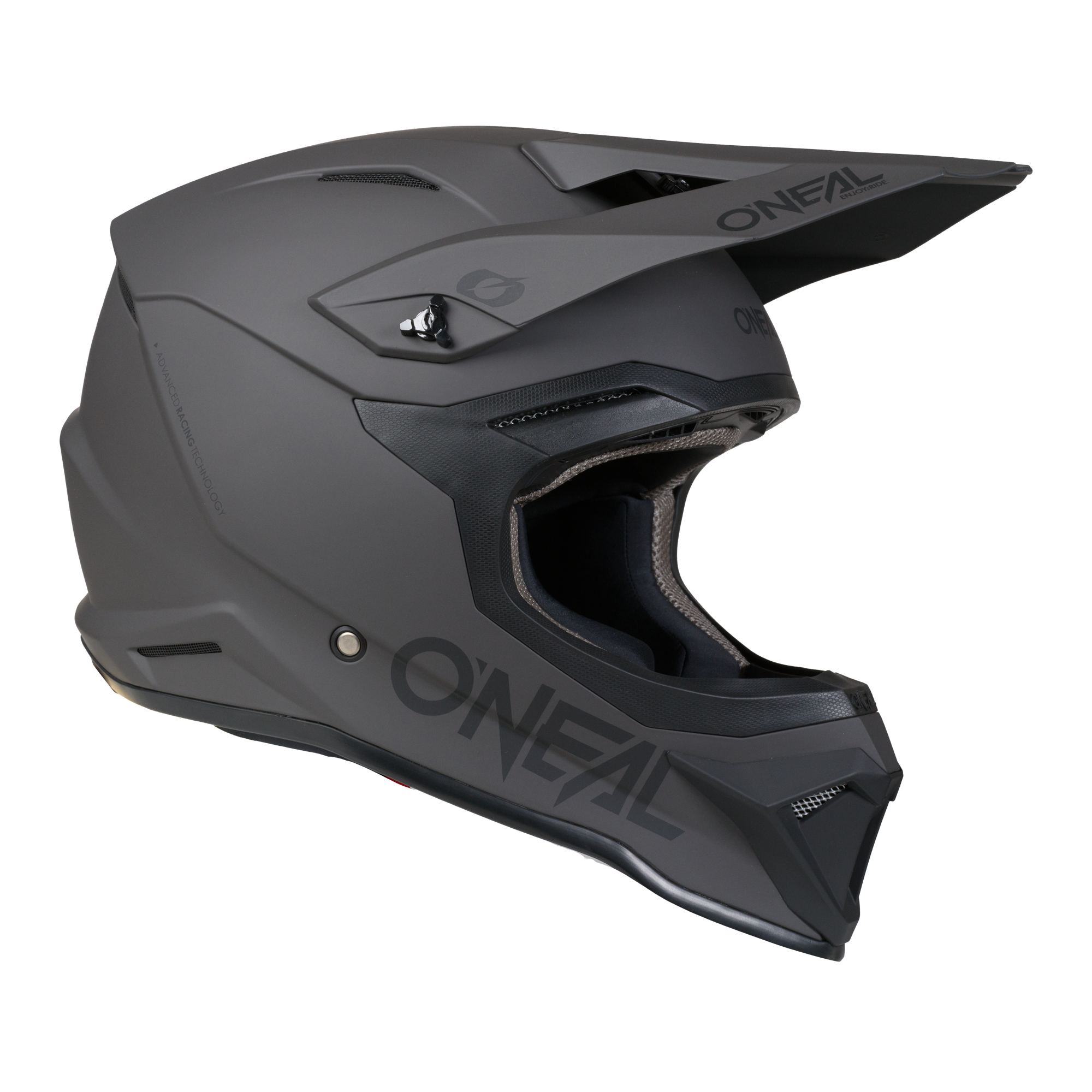 4 SRS Helmet Solid Gray / Black