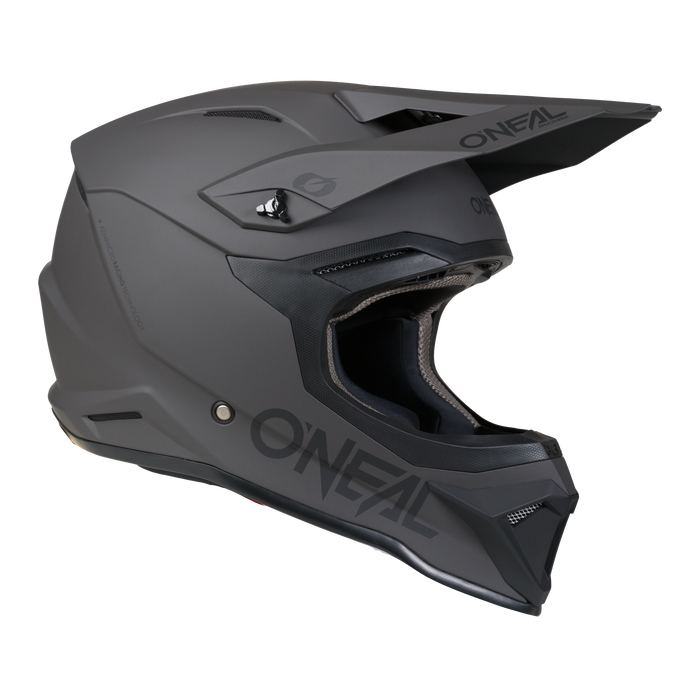 4 SRS Helmet Solid Gray / Black