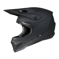 4 SRS Helmet Solid Black / Gray