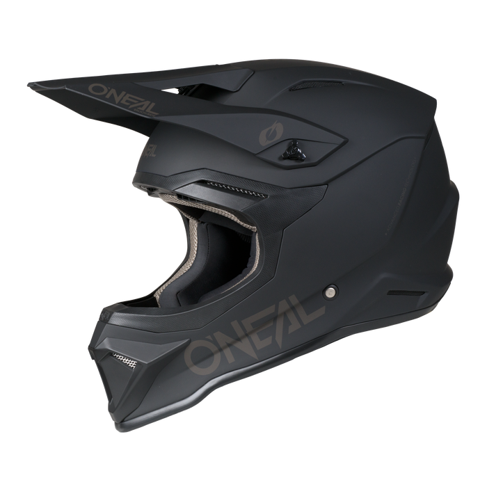 4 SRS Helmet Solid Black / Gray