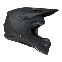 4 SRS Helmet Solid Black / Gray