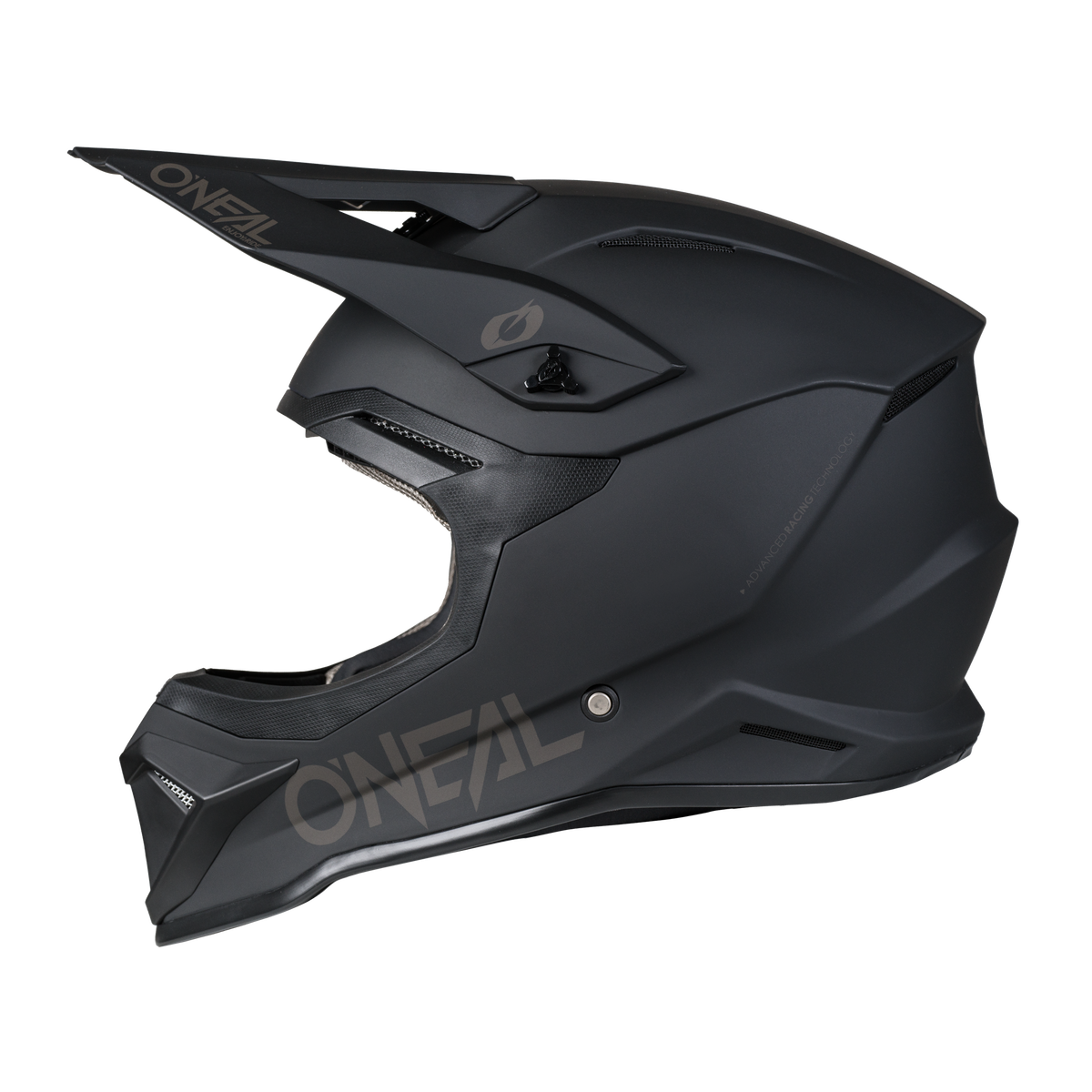 4 SRS Helmet Solid Black / Gray