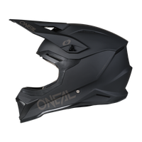 4 SRS Helmet Solid Black / Gray