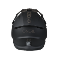 4 SRS Helmet Solid Black / Gray