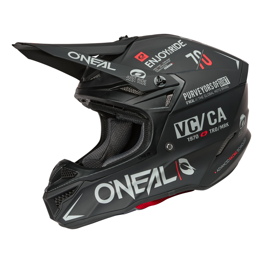 5 SRS Brand Helmet Black/Gray 5 SRS Brand Helmet Black/Gray