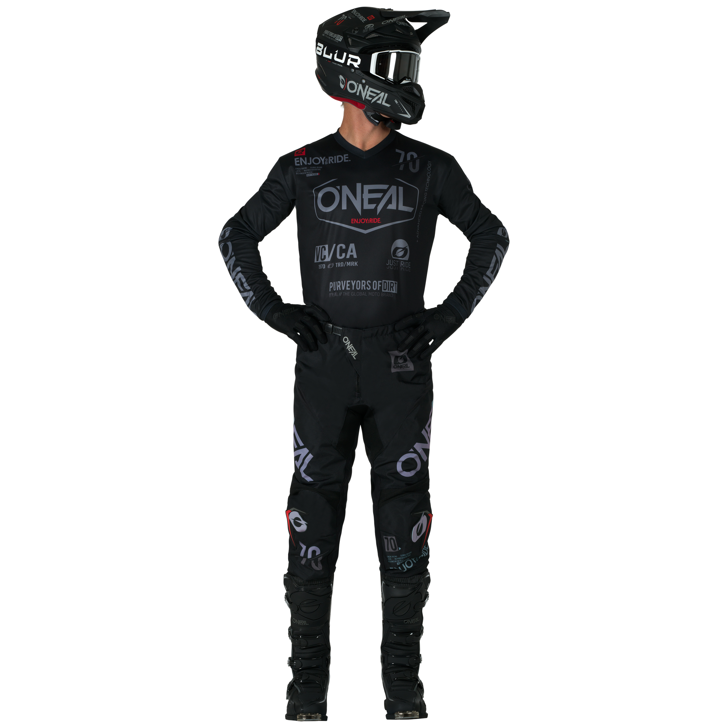 o'neal gear O'NEAL Element Brand Pants Black/Gray – ONEAL USA