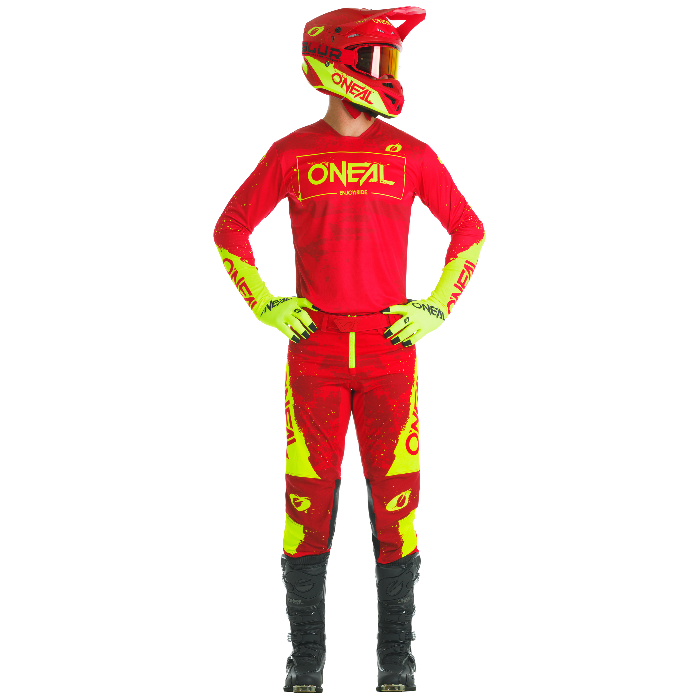 アーセナル NELSON 24 Mayhem Youth Paint Jersey Red/Neon – ONEAL USA