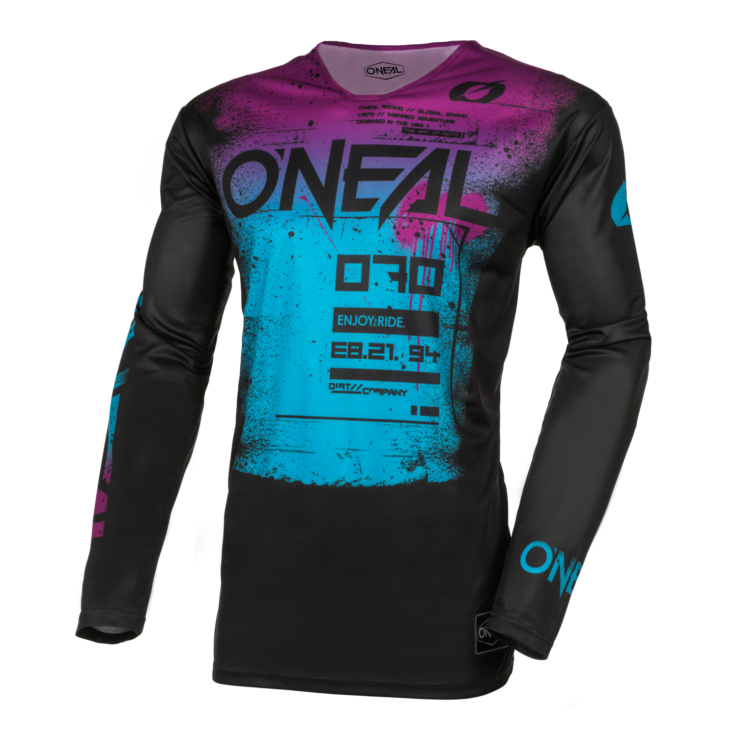 Mayhem Scarz Black/Blue - CUSTOM – ONEAL USA