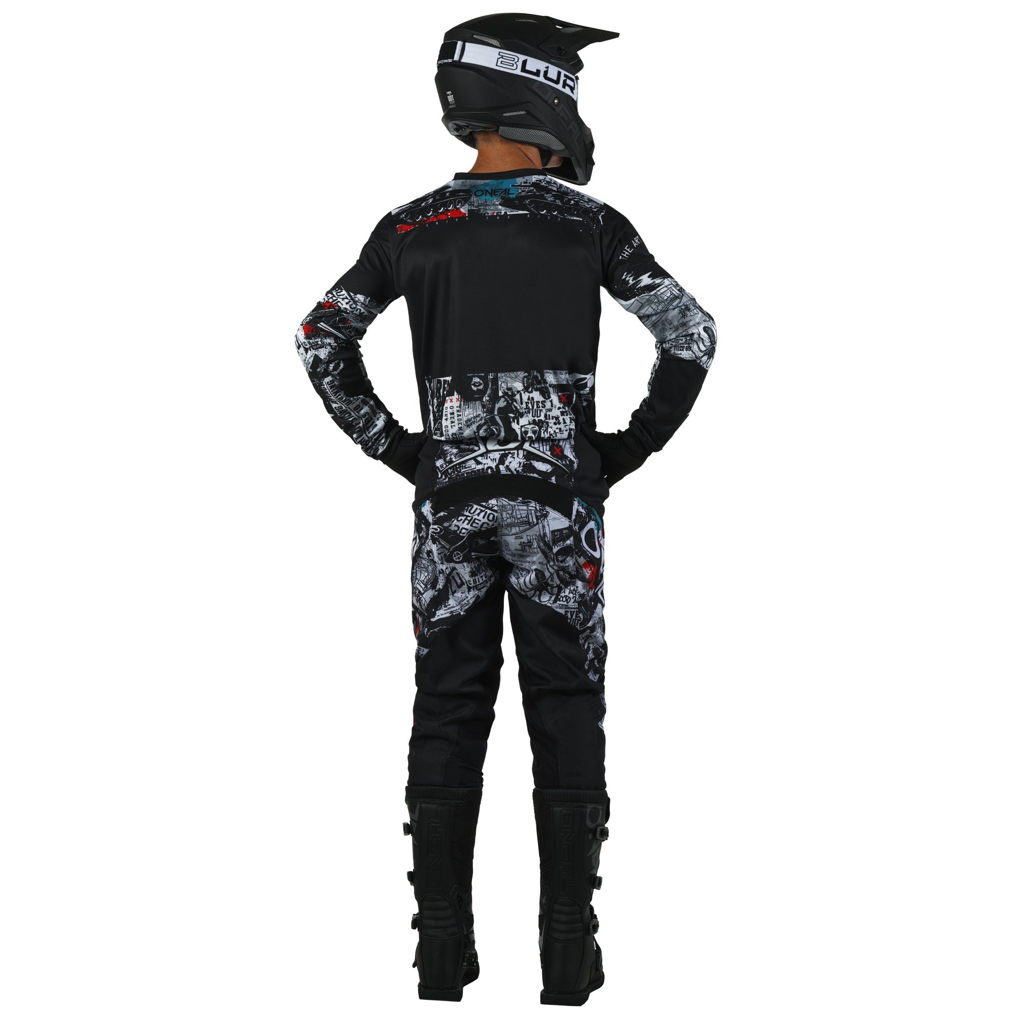 O'NEAL Youth Element Attack V.5 Pant Black/White ONEAL USA