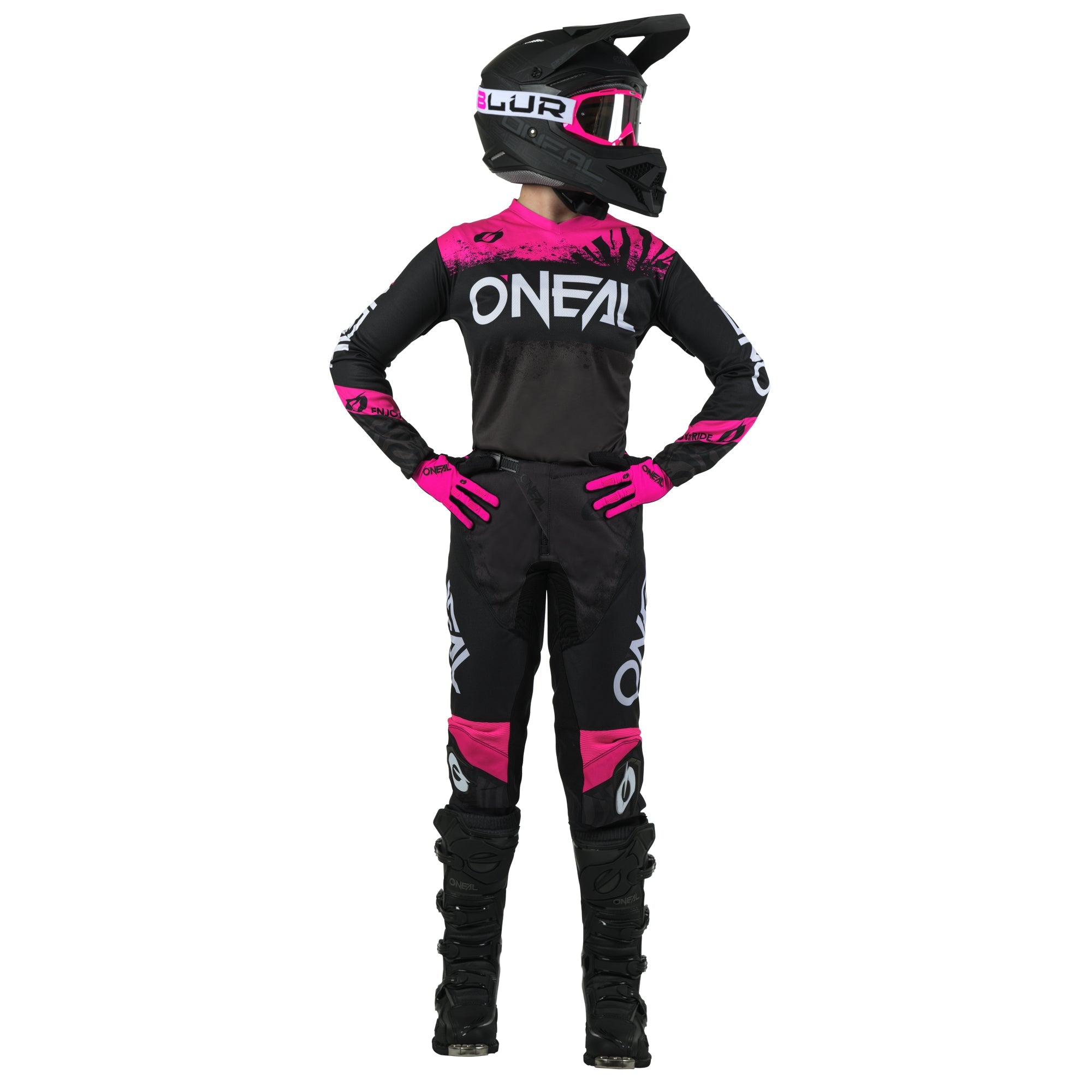 O'NEAL Women's Element Shocker Pants Black/Pink – ONEAL USA