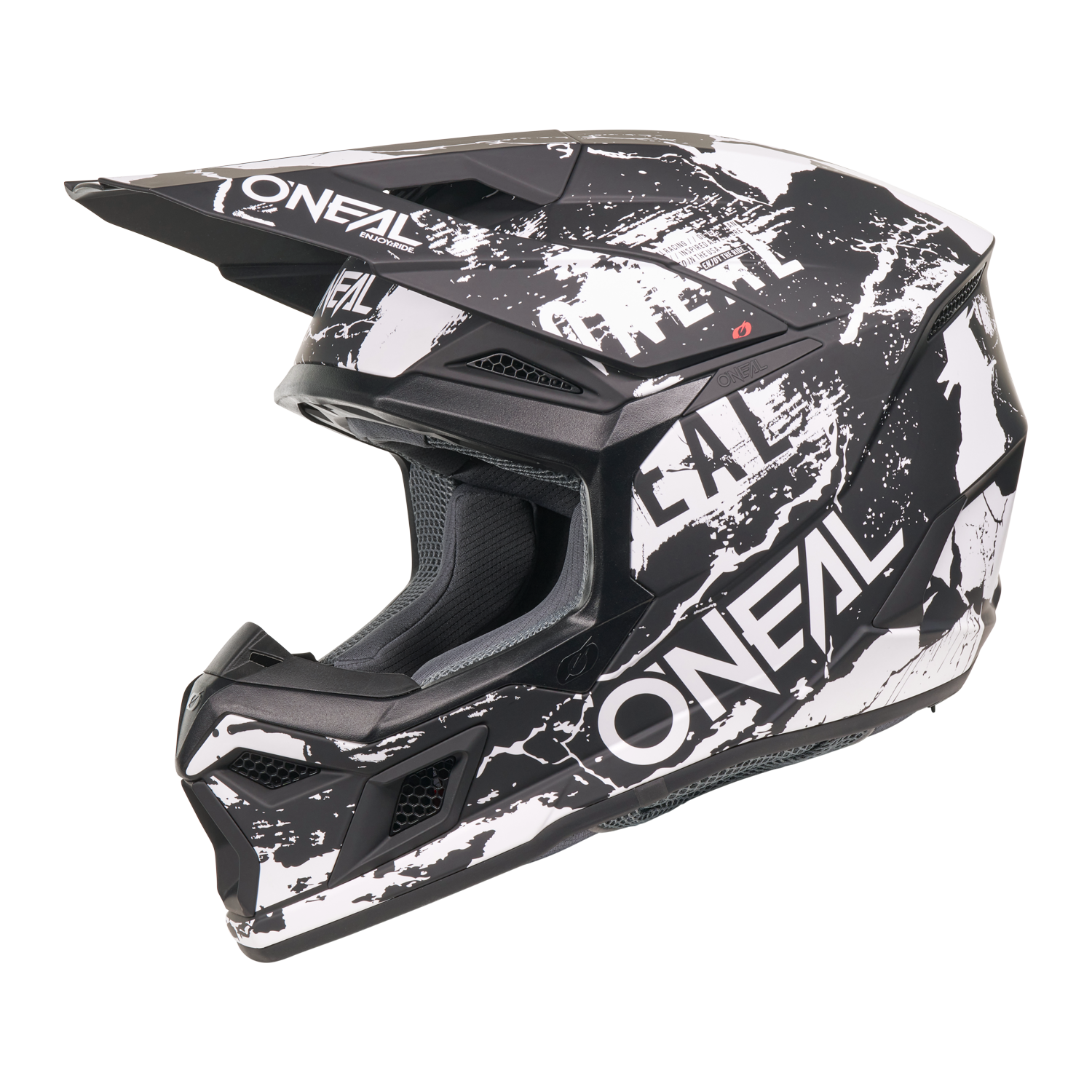 3 SRS Acid Helmet Black/White