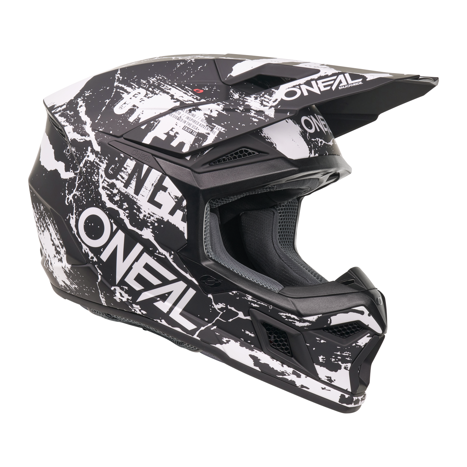 3 SRS Acid Helmet Black/White