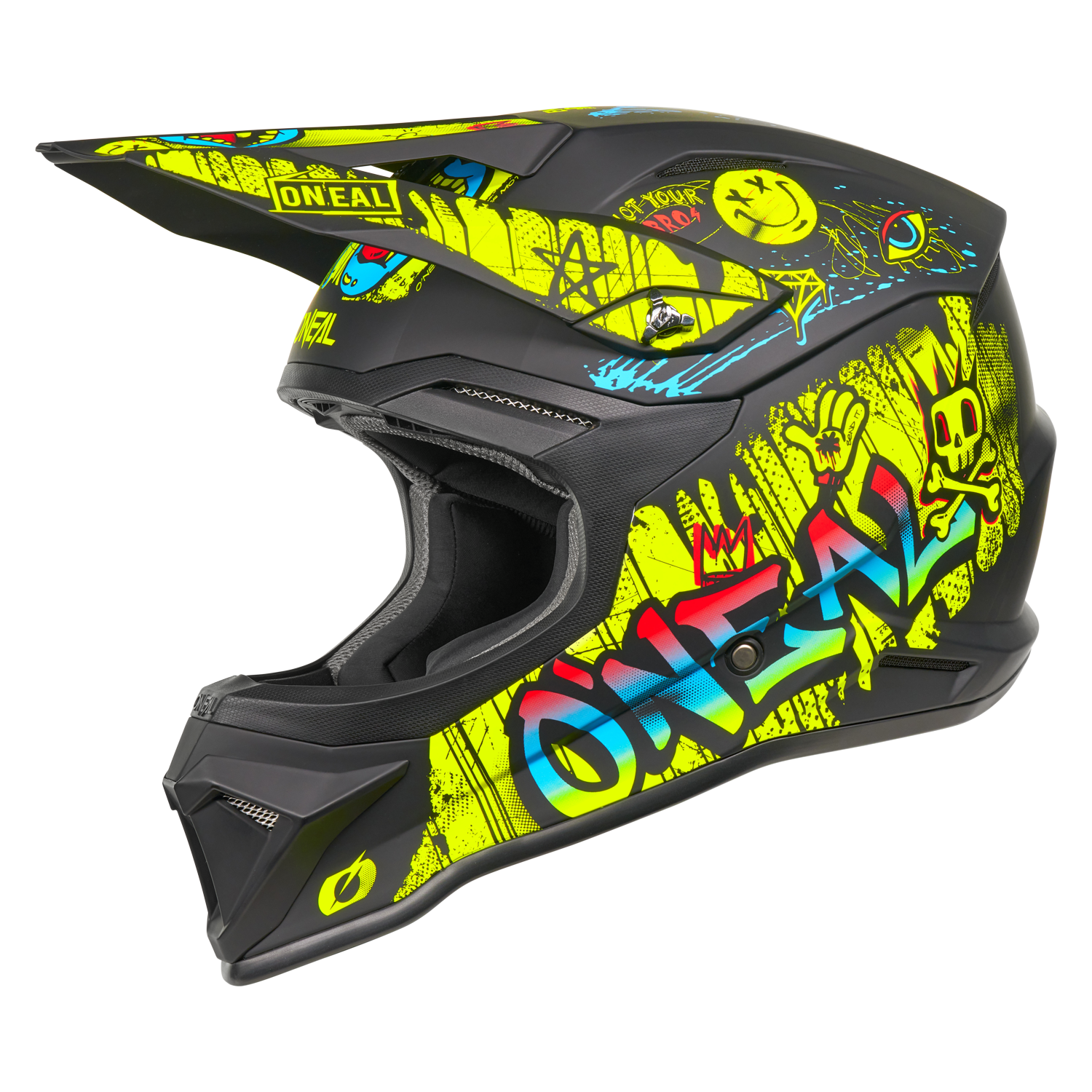 4 SRS Helmet Rancid Neon/Black