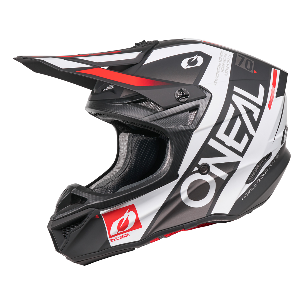 5 SRS Factor Helmet Black/White – ONEAL USA