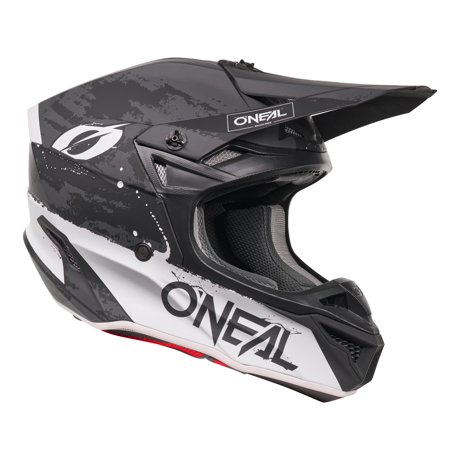 5 SRS Paint Helmet Black/White