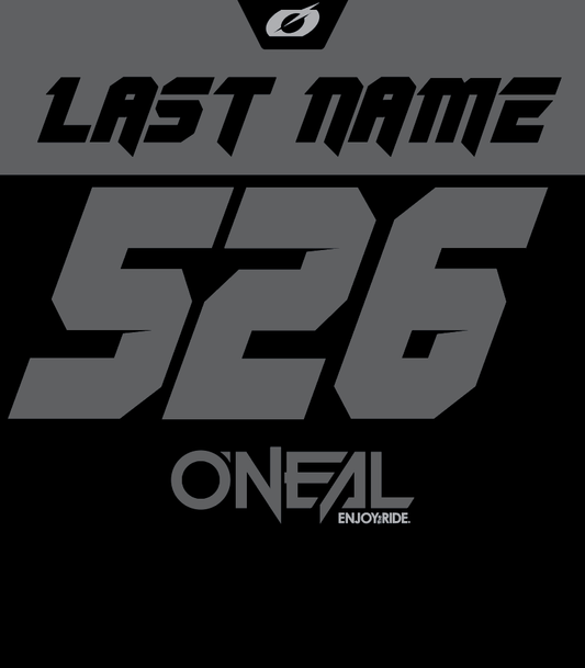 ONEAL Element Racewear Black/Gray - Custom