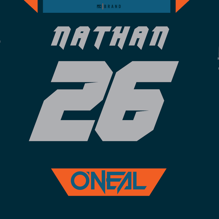 O'Neal Element Jersey Factor Blue/Orange - Custom