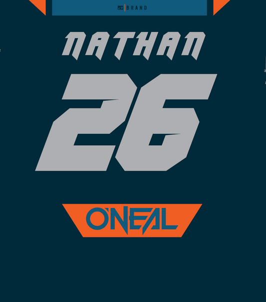 O'Neal Element Jersey Factor Blue/Orange - Custom